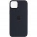 Чехол Silicone case (AAA) full with Magsafe для Apple iPhone 13 Pro Max (6.7") Черный / Midnight