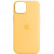 Чехол Silicone case (AAA) full with Magsafe для Apple iPhone 14 Pro (6.1") Желтый / Sunglow