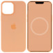 Чохол Silicone case (AAA) full with Magsafe and Animation для Apple iPhone 12 Pro / 12 (6.1") Помаранчевий / Cantaloupe