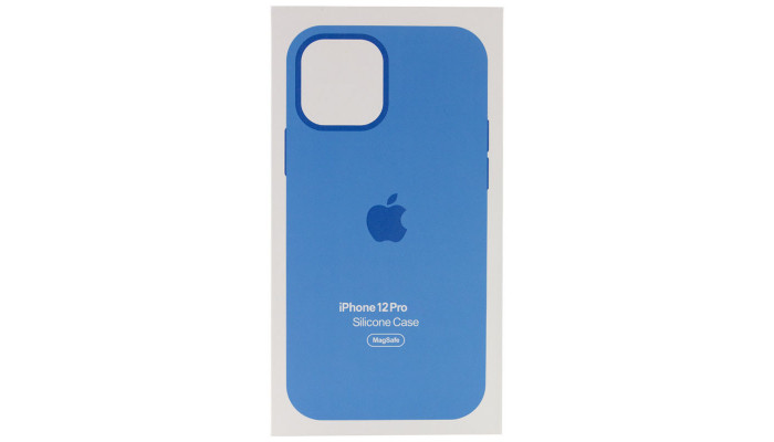 Чохол Silicone case (AAA) full with Magsafe and Animation для Apple iPhone 12 Pro / 12 (6.1