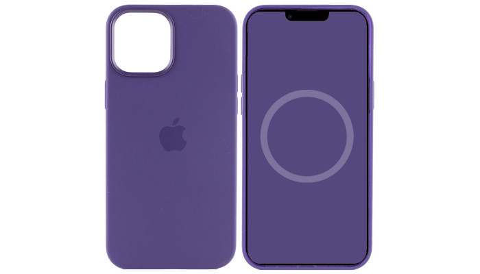 Чехол Silicone case (AAA) full with Magsafe and Animation для Apple iPhone 12 Pro Max (6.7