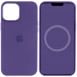 Чехол Silicone case (AAA) full with Magsafe and Animation для Apple iPhone 12 Pro Max (6.7") Фиолетовый / Amethyst