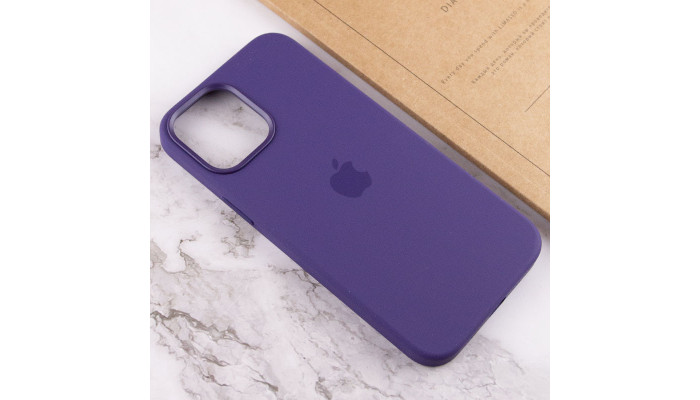 Чехол Silicone case (AAA) full with Magsafe and Animation для Apple iPhone 12 Pro Max (6.7