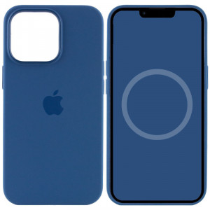 Чехол Silicone case (AAA) full with Magsafe and Animation для Apple iPhone 13 Pro Max (6.7