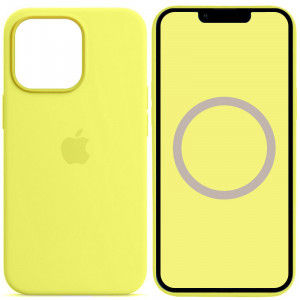 Чехол Silicone case (AAA) full with Magsafe and Animation для Apple iPhone 13 Pro Max (6.7