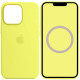 Чехол Silicone case (AAA) full with Magsafe and Animation для Apple iPhone 13 Pro Max (6.7