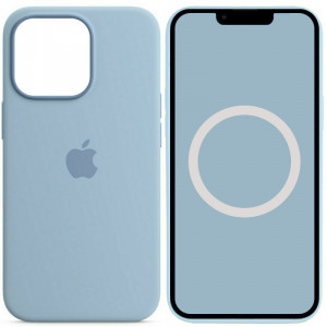 Чехол Silicone case (AAA) full with Magsafe and Animation для Apple iPhone 13 Pro Max (6.7