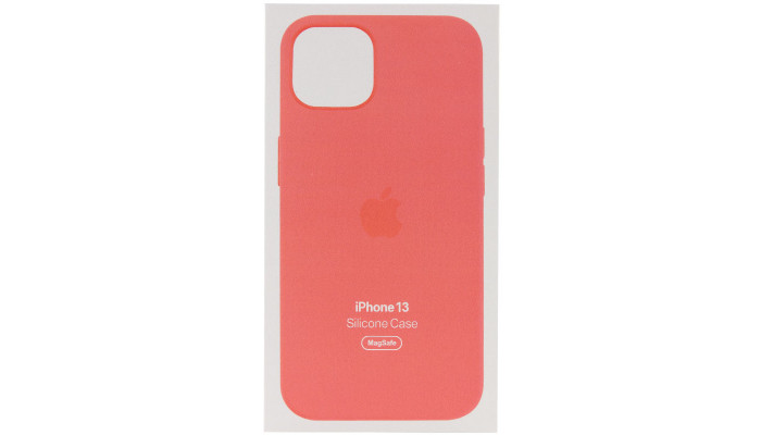 Чохол Silicone case (AAA) full with Magsafe and Animation для Apple iPhone 13 (6.1