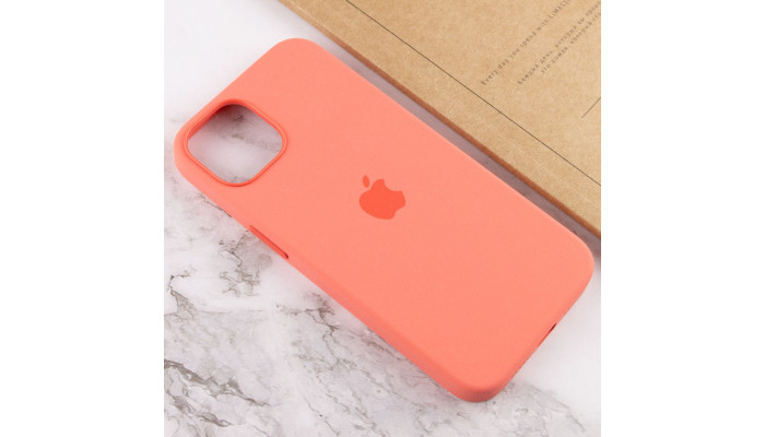 Чохол Silicone case (AAA) full with Magsafe and Animation для Apple iPhone 13 (6.1