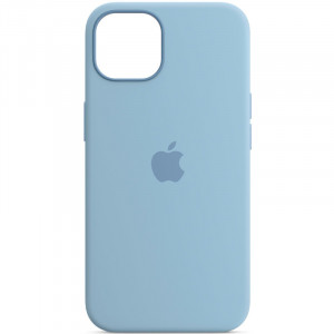 Чехол Silicone case (AAA) full with Magsafe and Animation для Apple iPhone 13 (6.1