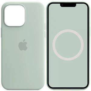 Чехол Silicone case (AAA) full with Magsafe and Animation для Apple iPhone 14 Pro (6.1