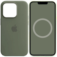 Чохол Silicone case (AAA) full with Magsafe and Animation для Apple iPhone 14 Pro Max (6.7