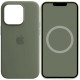 Чехол Silicone case (AAA) full with Magsafe and Animation для Apple iPhone 14 Pro Max (6.7