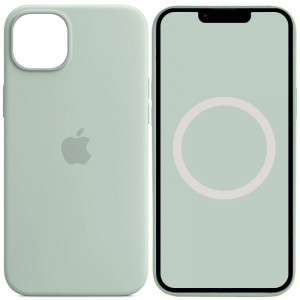 Чехол Silicone case (AAA) full with Magsafe and Animation для Apple iPhone 14 (6.1