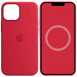 Чехол Silicone case (AAA) full with Magsafe and Animation для Apple iPhone 14 (6.1") Красный / Red