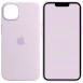 Чохол Silicone case (AAA) full with Magsafe and Animation для Apple iPhone 14 (6.1") Бузковий / Lilac