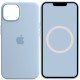 Чехол Silicone case (AAA) full with Magsafe and Animation для Apple iPhone 14 (6.1