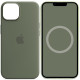 Чехол Silicone case (AAA) full with Magsafe and Animation для Apple iPhone 14 (6.1