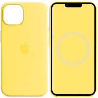 Чохол Silicone case (AAA) full with Magsafe and Animation для Apple iPhone 14 (6.1