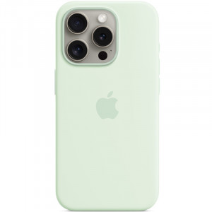 Чехол Silicone case (AAA) full with Magsafe and Animation для Apple iPhone 15 Pro (6.1