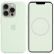 Чехол Silicone case (AAA) full with Magsafe and Animation для Apple iPhone 15 Pro Max (6.7") Мятный / Soft Mint