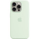 Чохол Silicone case (AAA) full with Magsafe and Animation для Apple iPhone 15 Pro Max (6.7