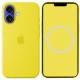 Чехол Silicone case (AAA) full with Magsafe and Animation для Apple iPhone 16 (6.1