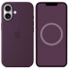 Чехол Silicone case (AAA) full with Magsafe and Animation для Apple iPhone 16 Plus (6.7") Plum