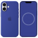 Чехол Silicone case (AAA) full with Magsafe and Animation для Apple iPhone 16 Plus (6.7") Ultramarine