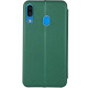 Кожаный чехол (книжка) Classy для Samsung Galaxy A20 / A30 Зеленый - фото