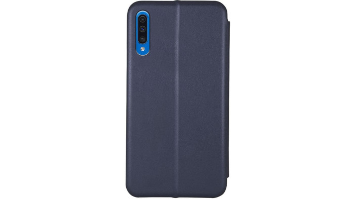 Кожаный чехол (книжка) Classy для Samsung Galaxy A50 (A505F) / A50s / A30s Темно-синий - фото