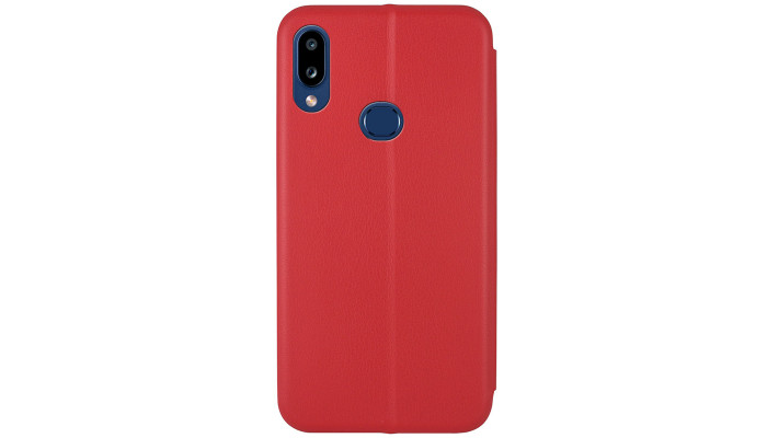 Кожаный чехол (книжка) Classy для Samsung Galaxy A10s Красный - фото