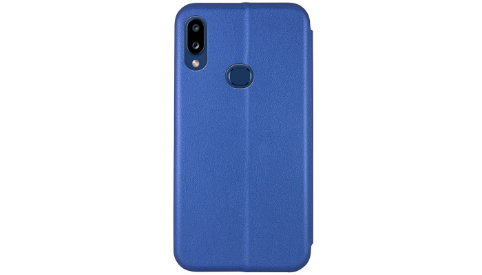 Кожаный чехол (книжка) Classy для Samsung Galaxy A10s Синий - фото