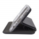 Кожаный чехол (книжка) Classy для Samsung Galaxy A10s Черный - фото
