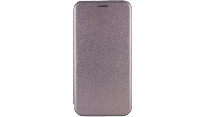 Кожаный чехол (книжка) Classy для Samsung Galaxy A51 Серый - фото