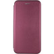Кожаный чехол (книжка) Classy для Samsung Galaxy A11 Бордовый - фото