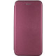 Кожаный чехол (книжка) Classy для Samsung Galaxy S20 FE Бордовый - фото