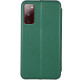 Кожаный чехол (книжка) Classy для Samsung Galaxy S20 FE Зеленый - фото