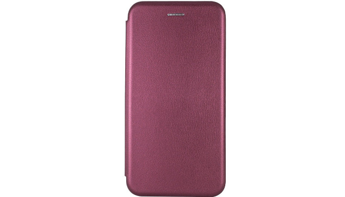 Кожаный чехол (книжка) Classy для Samsung Galaxy A12 Бордовый - фото