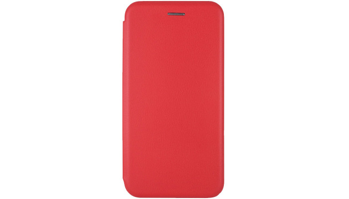 Кожаный чехол (книжка) Classy для Samsung Galaxy A12 Красный - фото