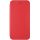 Кожаный чехол (книжка) Classy для Samsung Galaxy A12 Красный - фото