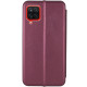 Кожаный чехол (книжка) Classy для Samsung Galaxy A22 4G / M32 Бордовый - фото