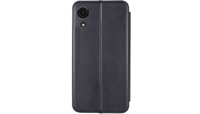 Кожаный чехол (книжка) Classy для Samsung Galaxy A03 Core Черный - фото