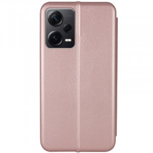 Шкіряний чохол (книжка) Classy для Xiaomi Poco X5 5G / Note 12 5G Rose Gold