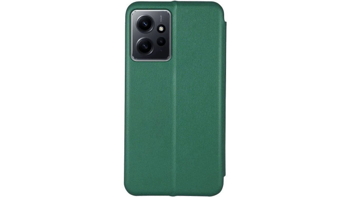 Кожаный чехол (книжка) Classy для Xiaomi Redmi Note 12 4G Зеленый - фото