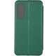 Кожаный чехол (книжка) Classy для Oppo A58 4G Зеленый - фото