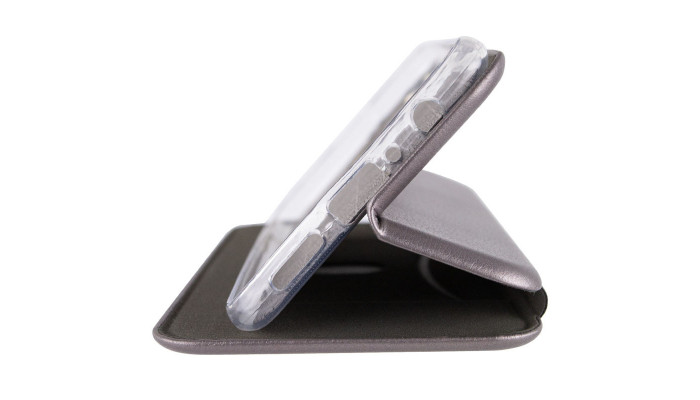 Шкіряний чохол (книжка) Classy для Oppo A78 4G Сірий - фото