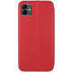 Кожаный чехол (книжка) Classy для Samsung Galaxy A05 Красный - фото