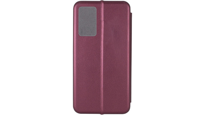 Кожаный чехол (книжка) Classy для Samsung Galaxy A05s Бордовый - фото