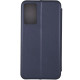 Кожаный чехол (книжка) Classy для Samsung Galaxy A25 5G Темно-синий - фото